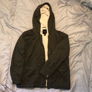 Forever 21 Winter Jacket with Fuzzy Lining